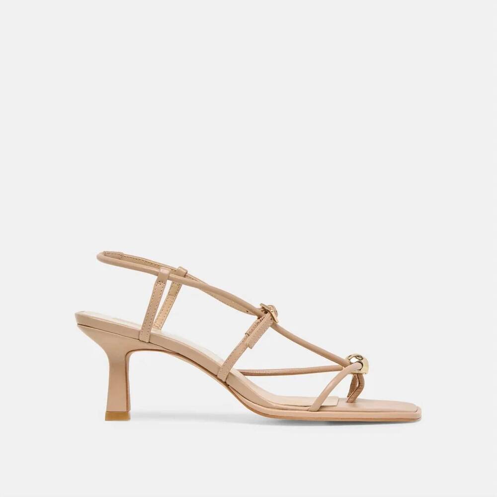 NEW DOLCE VITA women's mylee heeled sandal in light tan